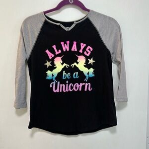 Girls SO 3/4 sleeve shirt size 14 plus